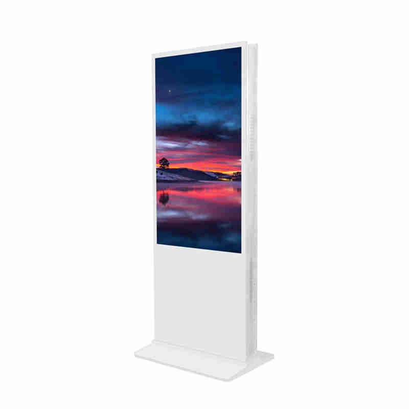 49 call Floor Ups tanding Double Sided Digital Signage Advertising Player Billboard for shopping market, chain store and bank lobby